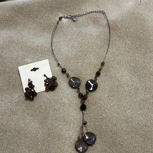 Austrian Crystal Necklace and Earring Set